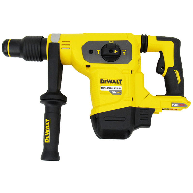 dewalt得伟60v锂电池充电式电锤电钻电镐三用40mm重型多功能锤钻dch