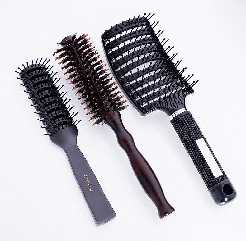 书晗梳子大弯弧形排骨梳大板梳蓬松造型梳卷发梳男女大背头梳弧形梳