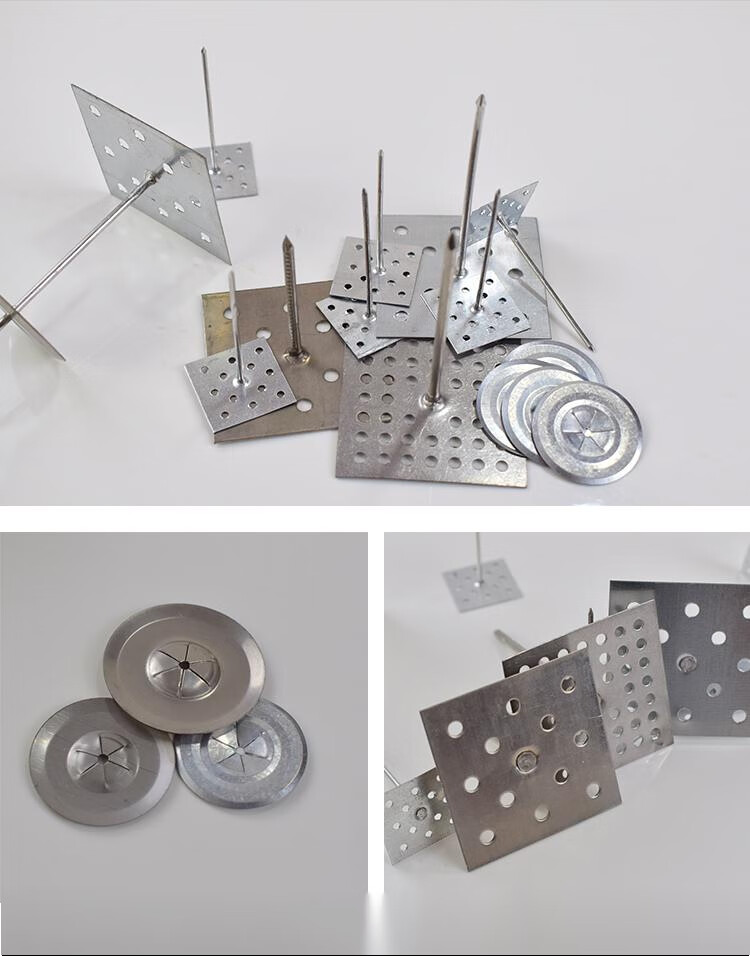 保温钉铝制岩棉玻璃棉钉固定钉空调风管挂网保稳钉专用铝制钉 24*24*4