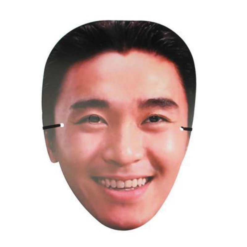 真人脸面具 新品人皮面皮易容仿真人头套换脸人脸面具易容男用 彭于晏