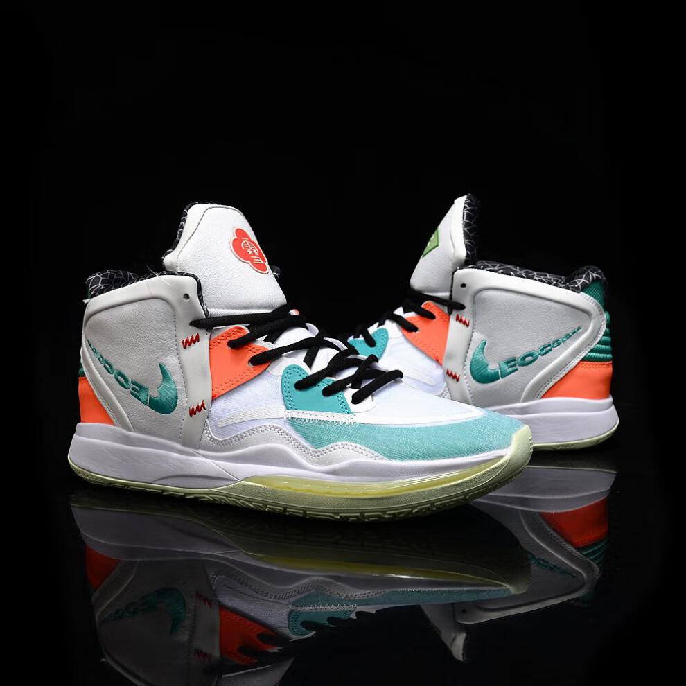 文8篮球鞋迷彩7鸳鸯外星人中国年主题实战耐磨 欧文7蓝红绿 46【图片