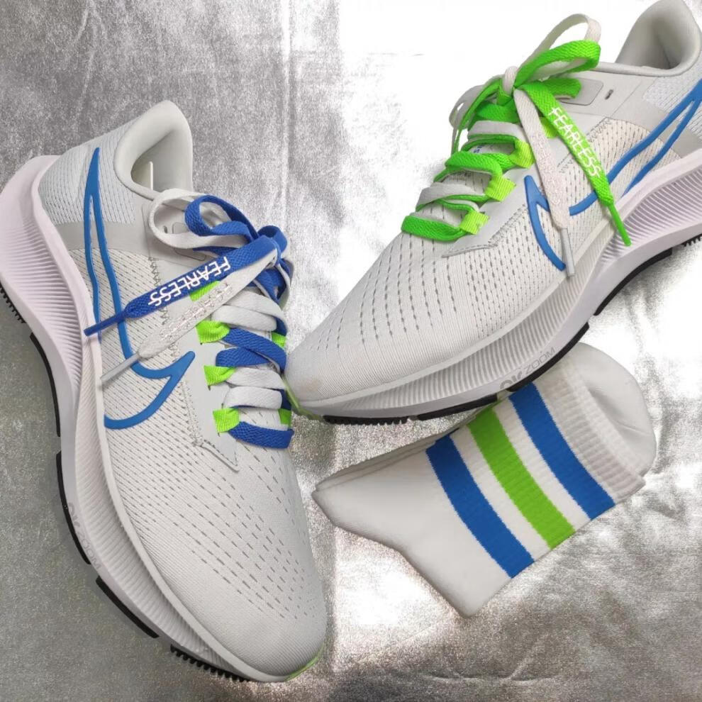 适配air zoom pegasus 38白蓝绿af1空军一号air flight89kd15鞋带 白