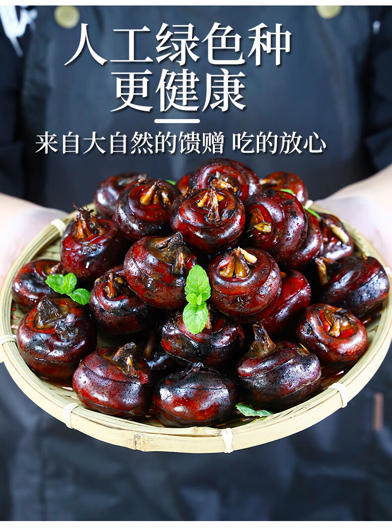 马蹄荸荠当季新鲜时令水果蔬菜湖北脆甜大个珍珠饽荠现挖即食1500g