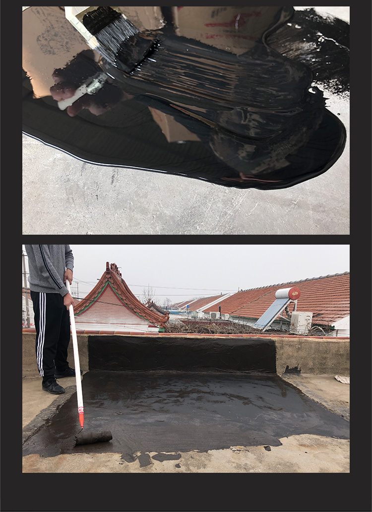 高弹橡胶沥青防水涂料 sbs液体卷材防水涂料屋顶高聚物高弹橡胶沥青