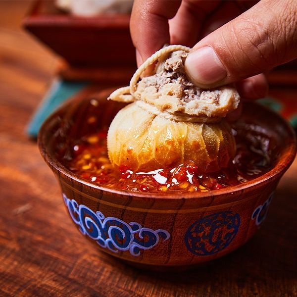 内蒙羊肉肠肚包肉肚包羊肉羊肉肠网红产品顺丰2斤内蒙古韭菜花