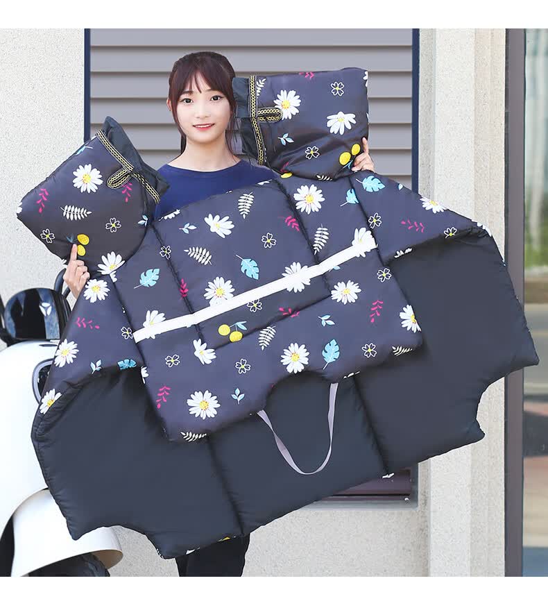 墨申电动车摩托车风挡棉被冬季加绒加厚电瓶电车防寒罩防水防风保暖冬