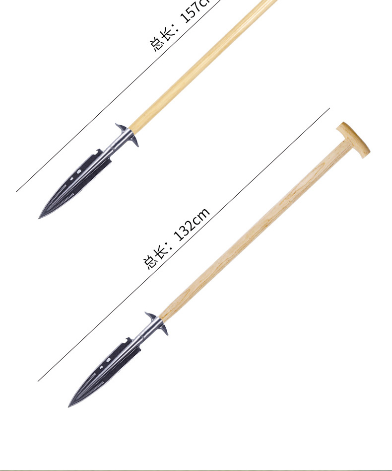 城田优(ctiyo)野猪矛祖鲁矛红缨枪枪头矛表演道具霸王枪武术长矛头枪