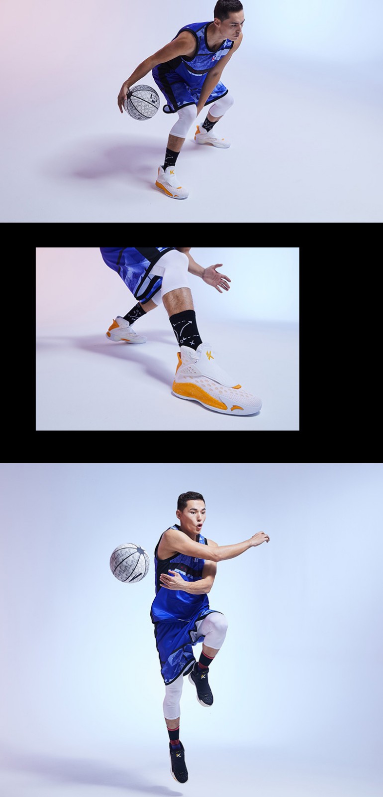 安踏kt5篮球鞋男鞋运动鞋2020年冬季新品汤普森kt5正代签名球鞋克莱