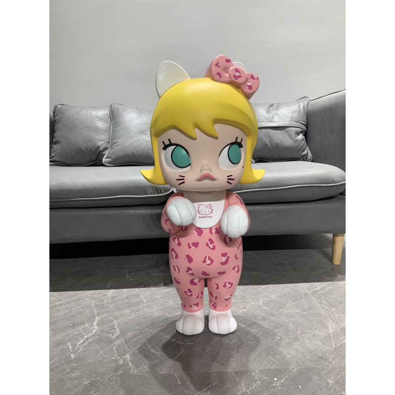 定制人偶molly大娃潮玩玩偶大号树脂卡通人偶模型摆件雕塑 小画家128