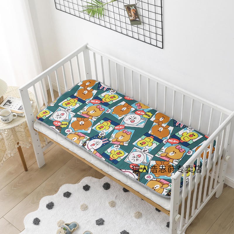 猫人家纺儿童床垫褥可水洗婴儿床幼儿园午睡床垫小朋友专用儿童宝宝四