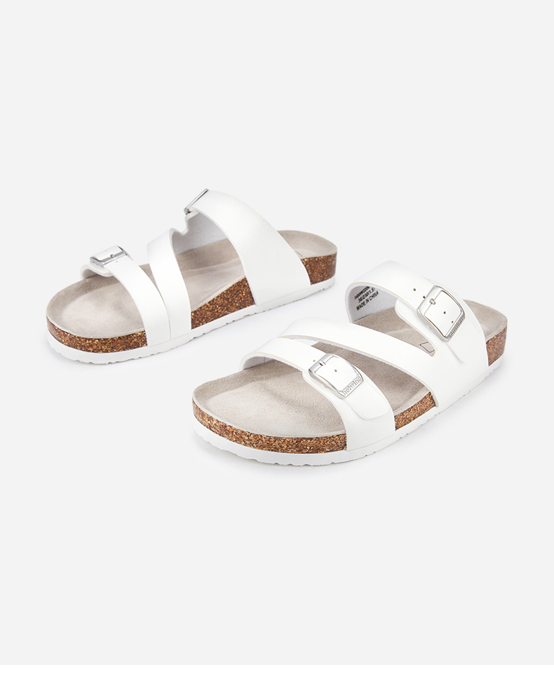 热风软木拖女2022年夏季商场同款新款女士时尚拖鞋百搭外穿一字拖女04