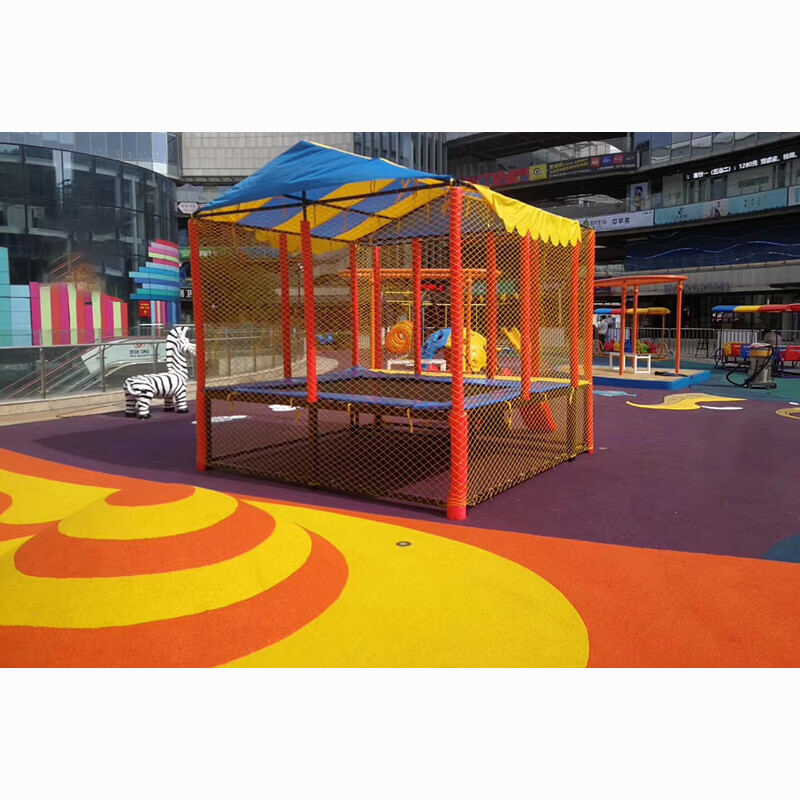 幼儿园室外大型蹦床儿童户外蹦蹦床游乐设备游乐园广场跳跳床 4*4m有