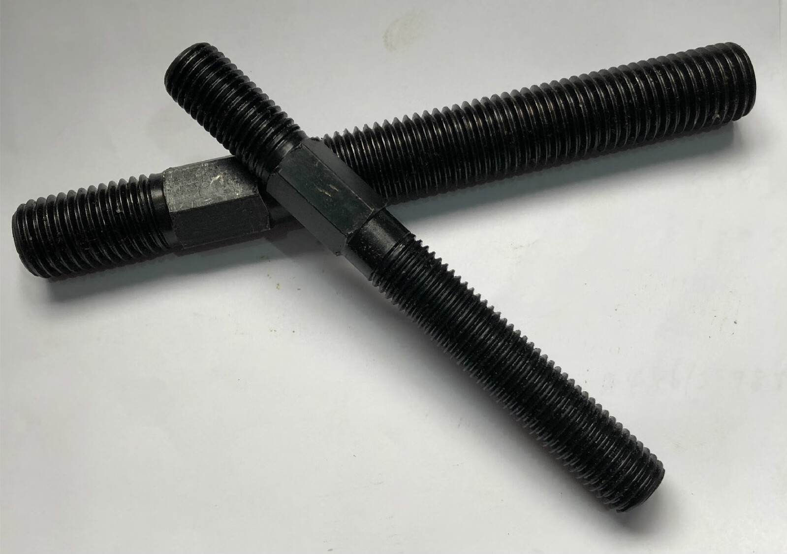 中间外六角双头牙螺栓螺杆中六角螺丝m16m20m24-m36模具压板定做 m12*