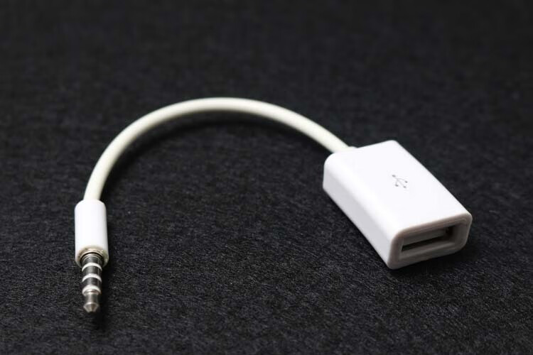 5mm转usb母头转接线 带解码aux播放器通用型带蓝牙【图片 价格 品牌