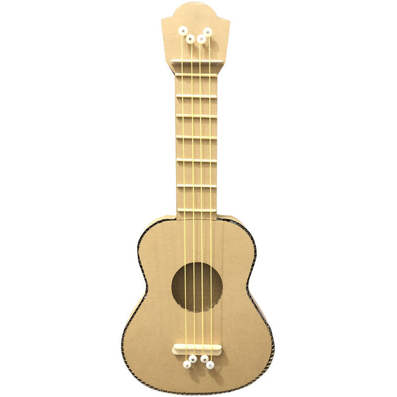 废物利用 手工半成品制作乐器吉他变废为宝环保区域材料玩教具 吉他