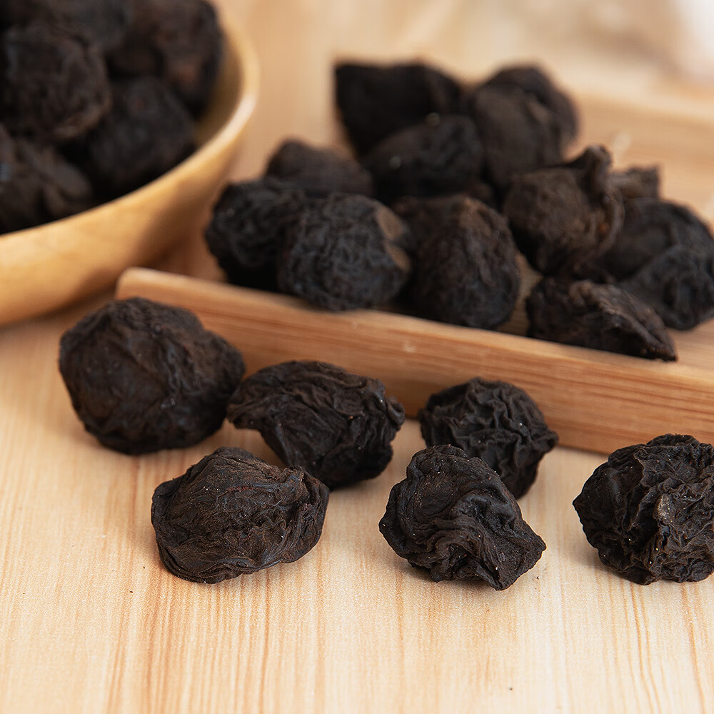 北京同仁堂中药材 特级乌梅干 新疆药用乌梅果 泡茶乌梅粉 散装无添加