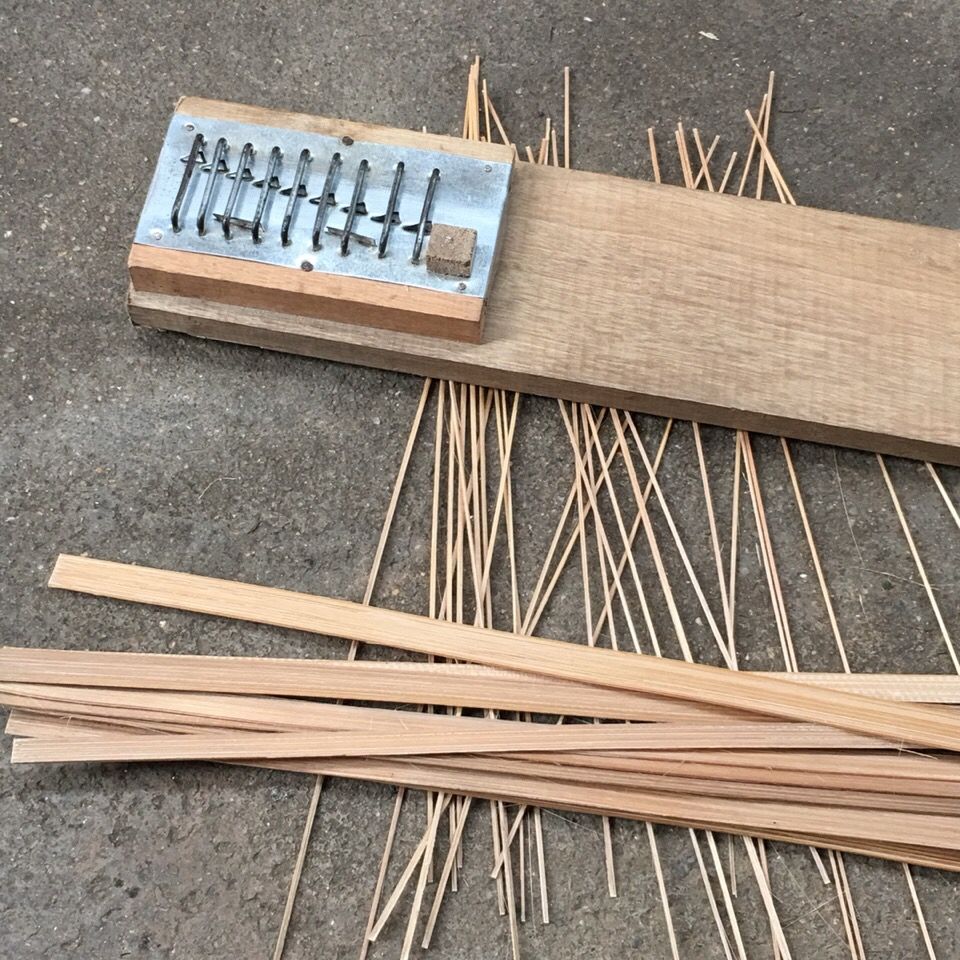竹片开丝器刨香骨器土香签器拉丝机锅刷开丝器小手工编织器九齿拉丝器