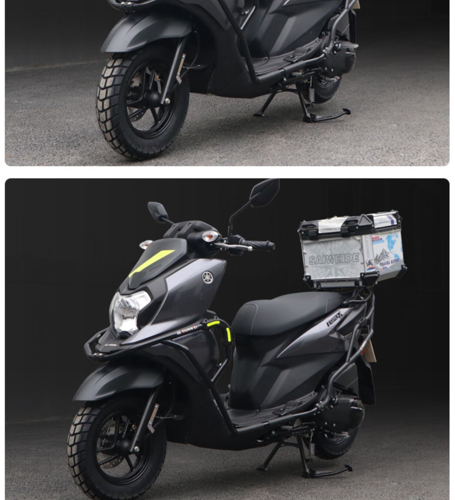 10060828953592商品名稱:適用雅馬哈福穎125forcex jym125t前後保險槓