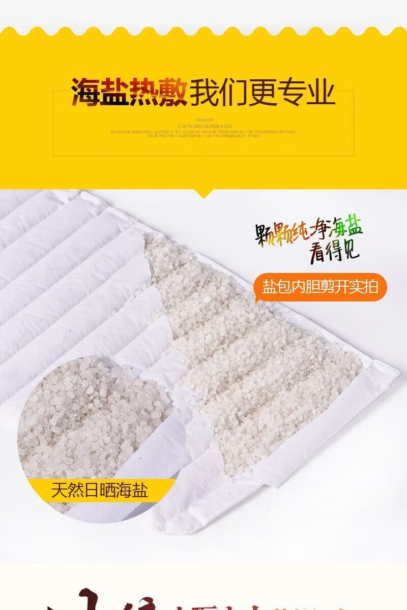 保暖用品粗盐电加热理盐袋子艾草热敷包驱寒祛湿排寒 高低档控温(配艾草药包) 1个