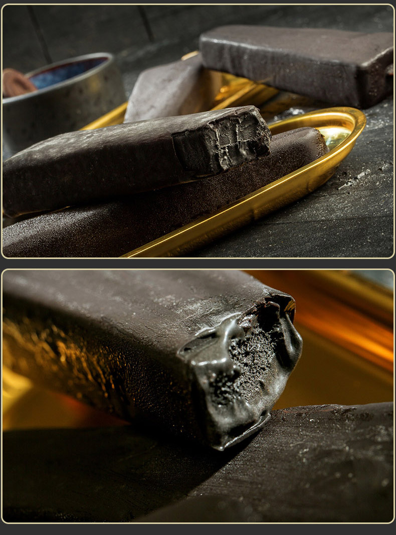 田牧黑钻黑凤梨冰淇淋12支雪糕网红巧克力脆皮冰激凌