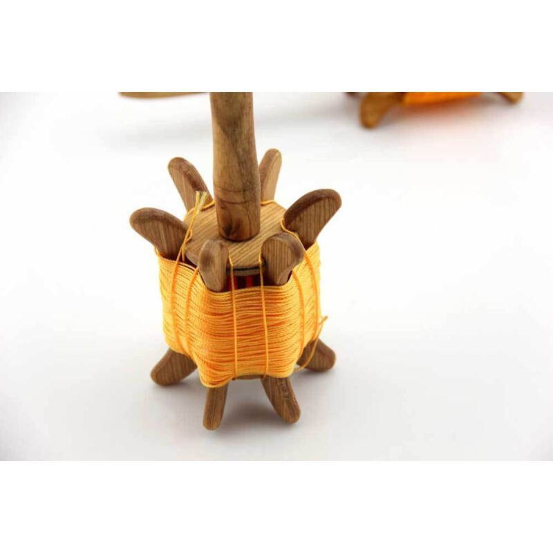 传统木拐子白木拐子风筝线轴潍坊风筝放飞工具 精品大白木拐(24*9.