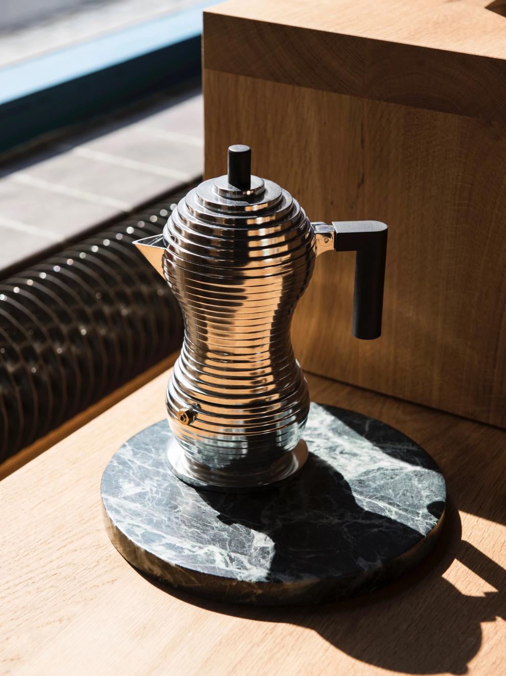 摩卡壶 现货 意大利母鸡壶小鸡摩卡壶 浓缩咖啡煮壶 6杯量 红柄 300ml