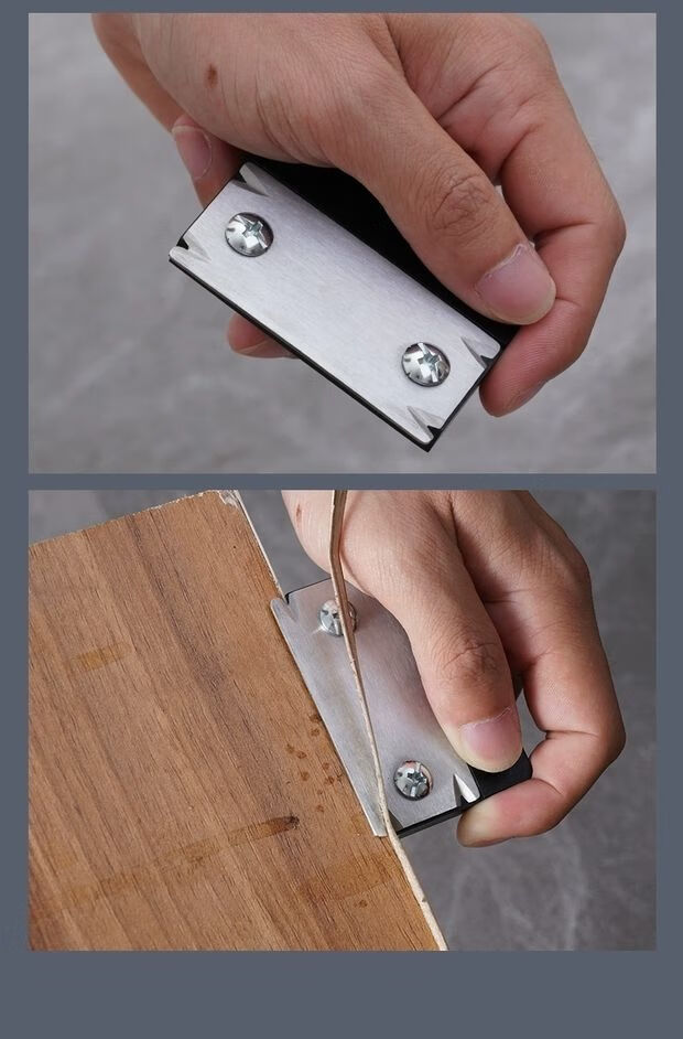 手动修边器木工扣条修边器pvc封边条刮边刀木板去毛刺齐头器工具10张