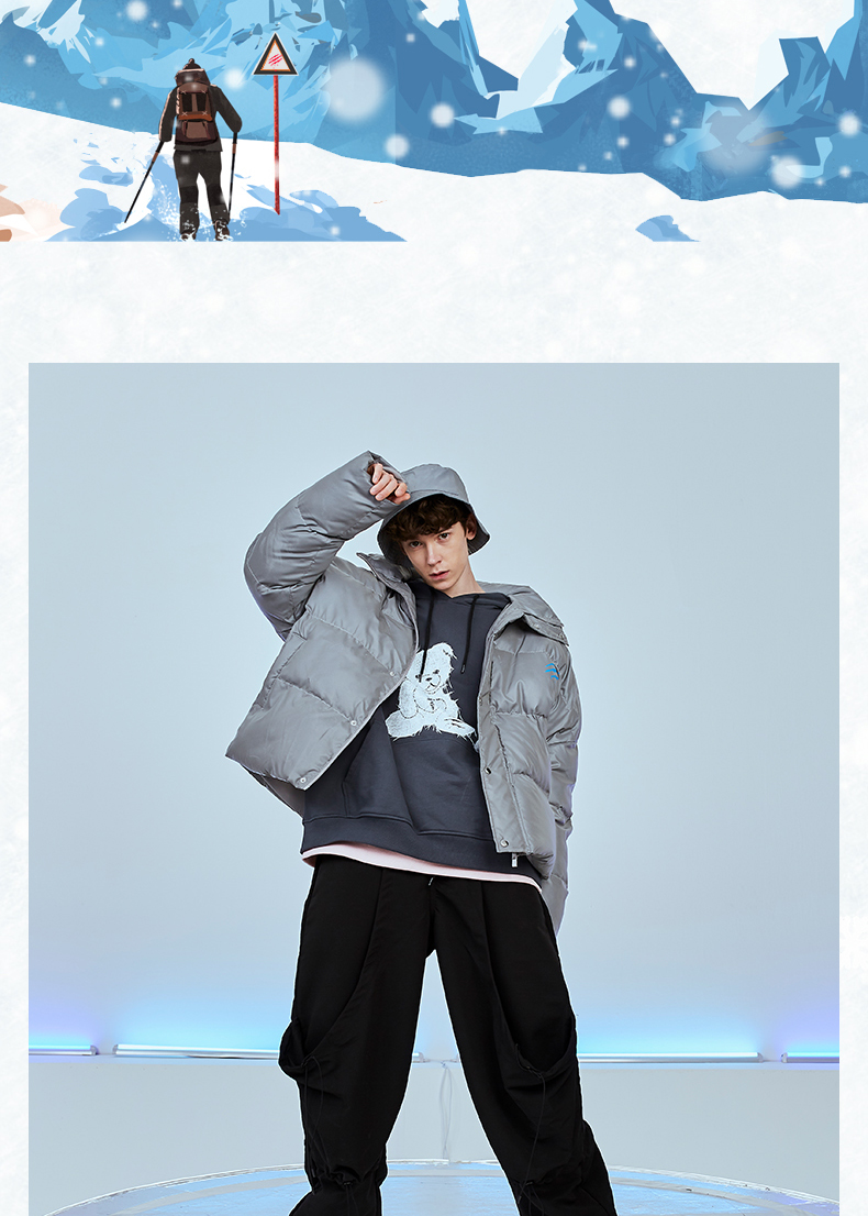 suamoment血抓痕反光小爪子棉服加厚棉袄潮牌情侣棉衣宋亚轩同款 黑色