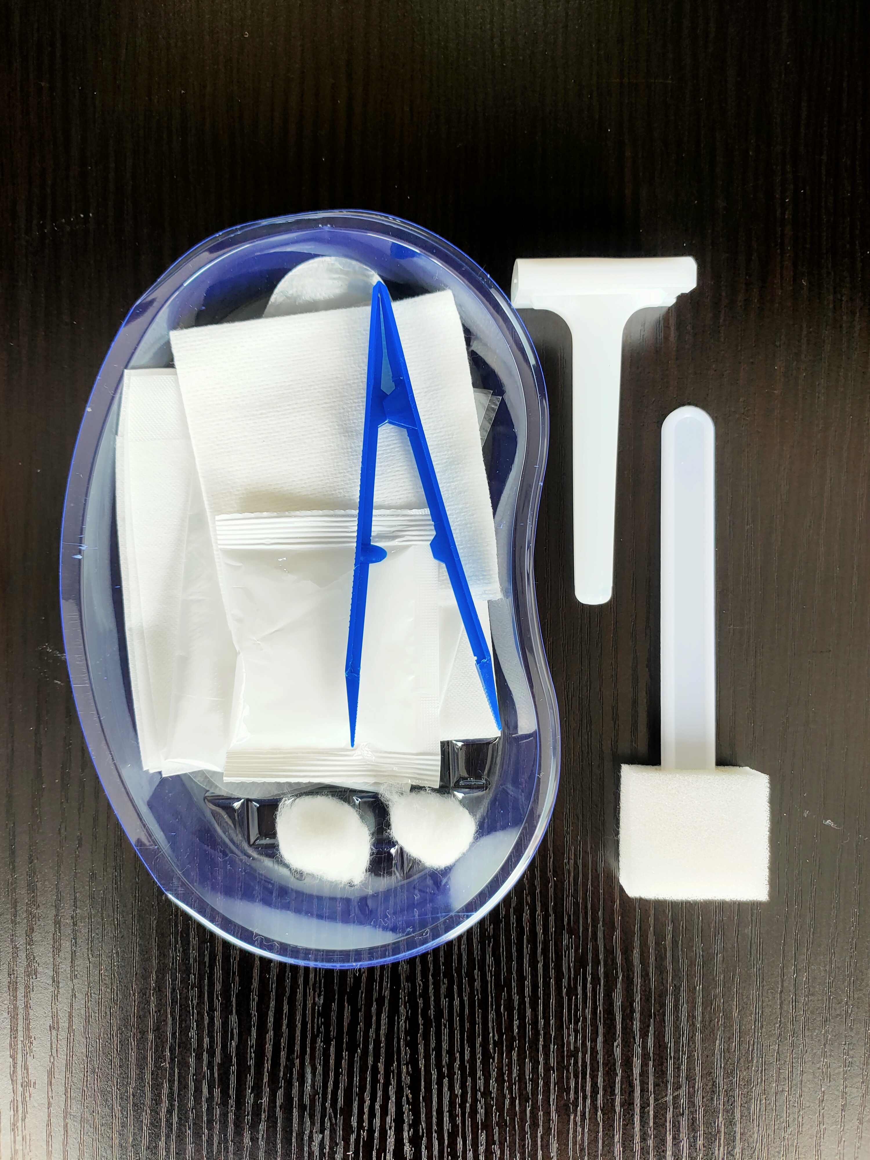 (huayue)一次性使用备皮包医用双面备皮刀医用去体毛临床手术前备皮包