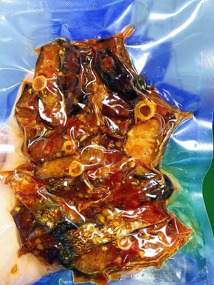 鱼下巴湖南香辣鱼嘴巴麻辣鱼下巴鱼尾鱼块即食小吃下饭菜大包装鱼嘴巴