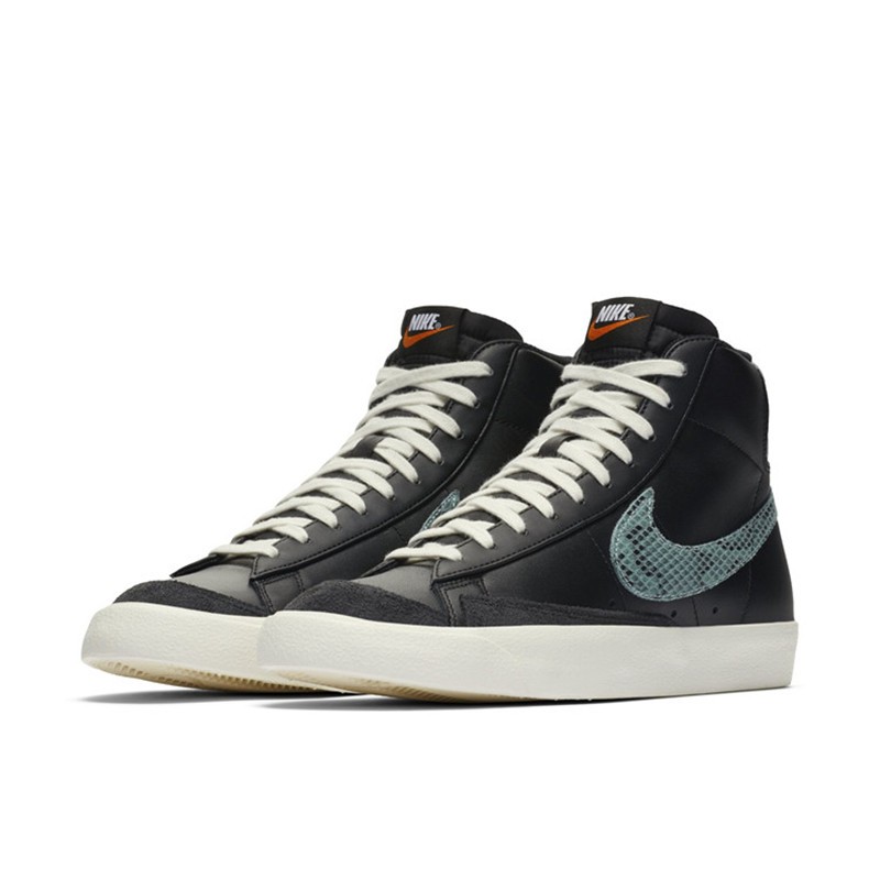 nike耐克男女鞋blazermid开拓者翻毛皮阴阳鸳鸯复古拼色男女高帮板鞋