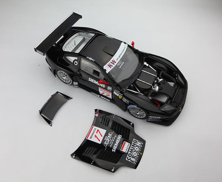 京商1:18 法拉利575gtc 17号 赛车 合金汽车模型 黑色【图片 价格