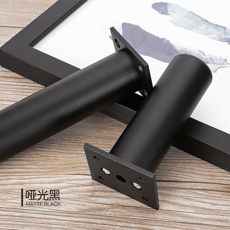 星宇昂xya太空铝合金圆形电视柜脚支撑腿橱柜脚家具增高脚垫可调节