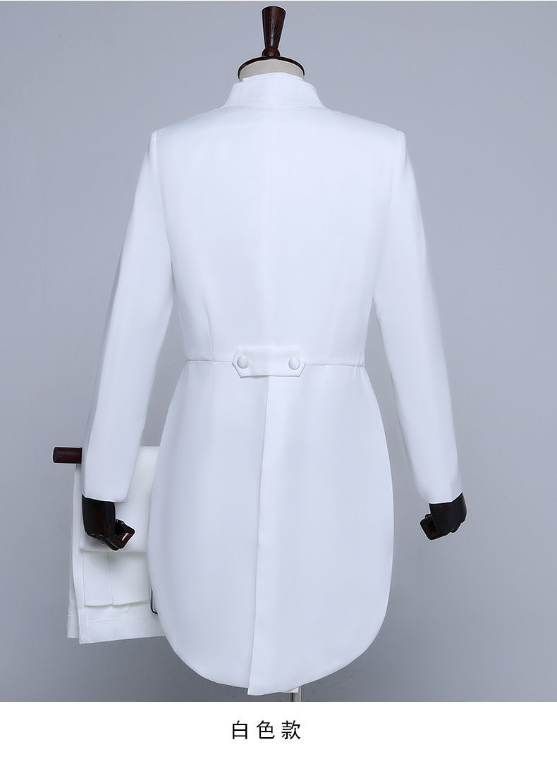 蜜丹丽燕尾服男礼服燕尾服男修身礼服西服套装男士合唱演出指挥西装服