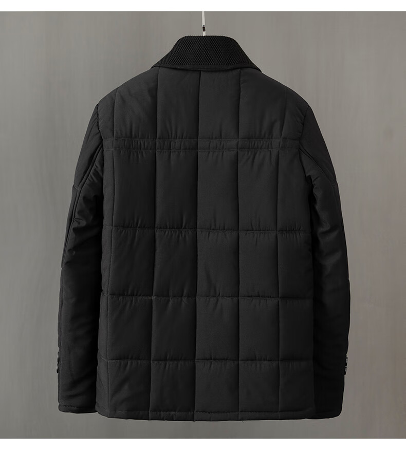 老人冬天穿的棉服爸爸棉衣外套男士中厚宽松中老年男装秋冬季老年人