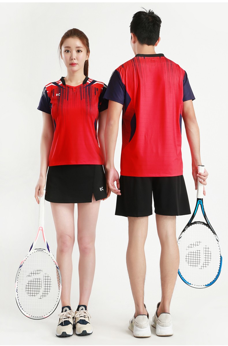 督克2020新款羽毛球服套装男女乒乓球服装比赛服速干羽毛球衣定制印字