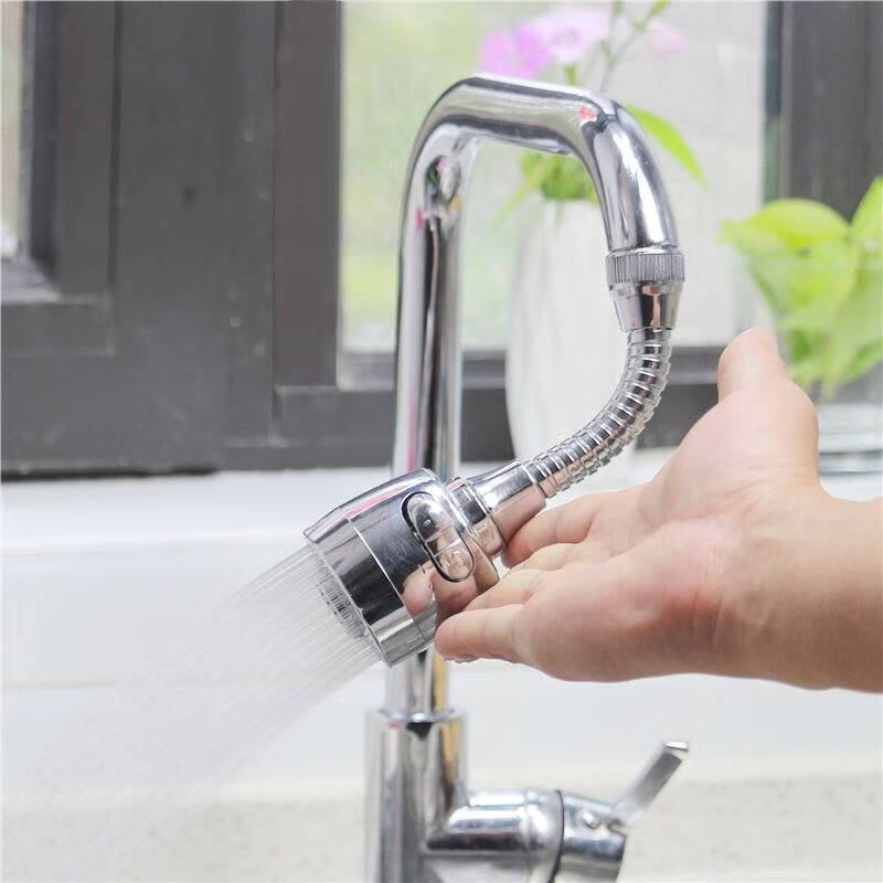 水龙头防溅水嘴花洒过滤器节水器延伸家用增压喷头厨房加长喷雾 两件