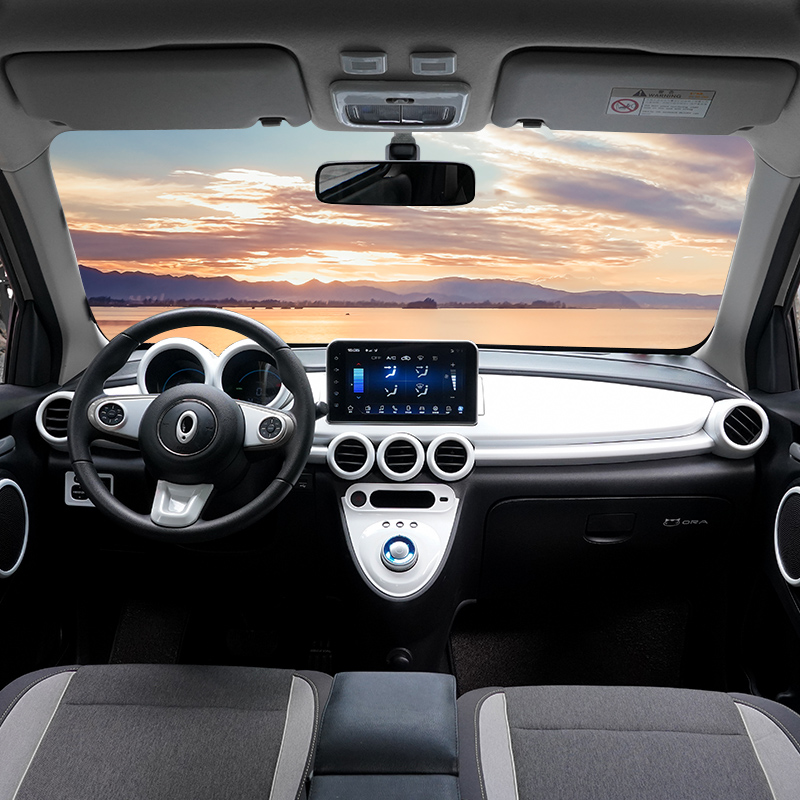 长城欧拉汽车r1黑猫出风口白色内饰贴仪表中控装饰改装烤漆壳面板方向