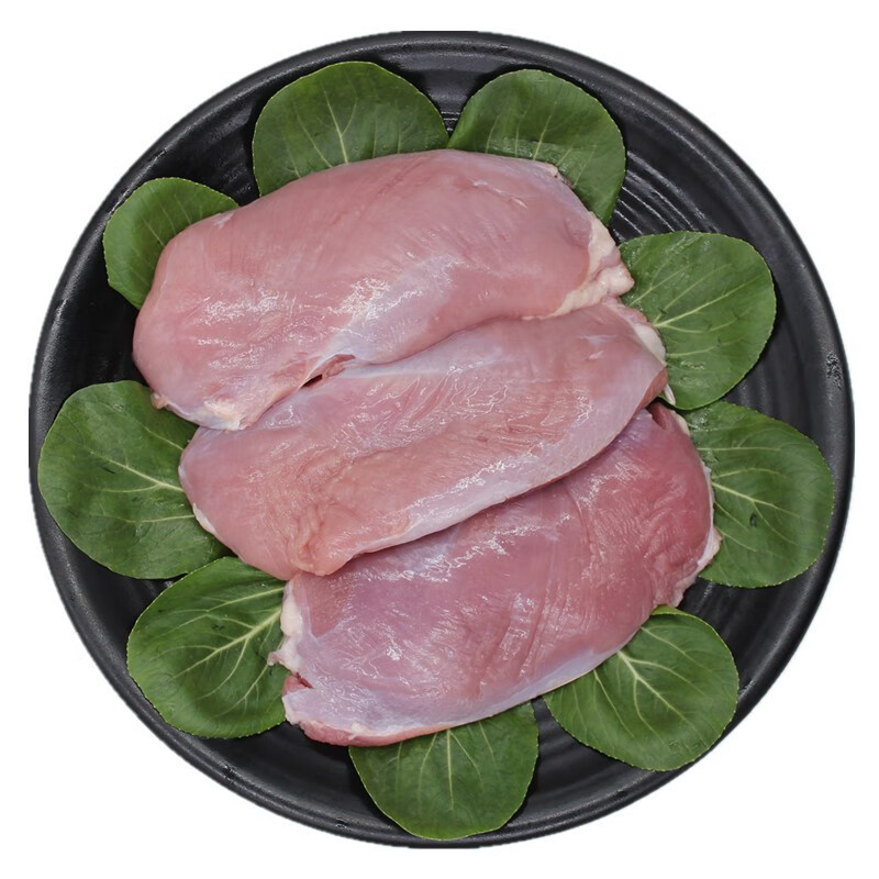 博多客新鲜去皮鸭胸肉鸭脯肉烧烤食材大自然鸭肉3斤