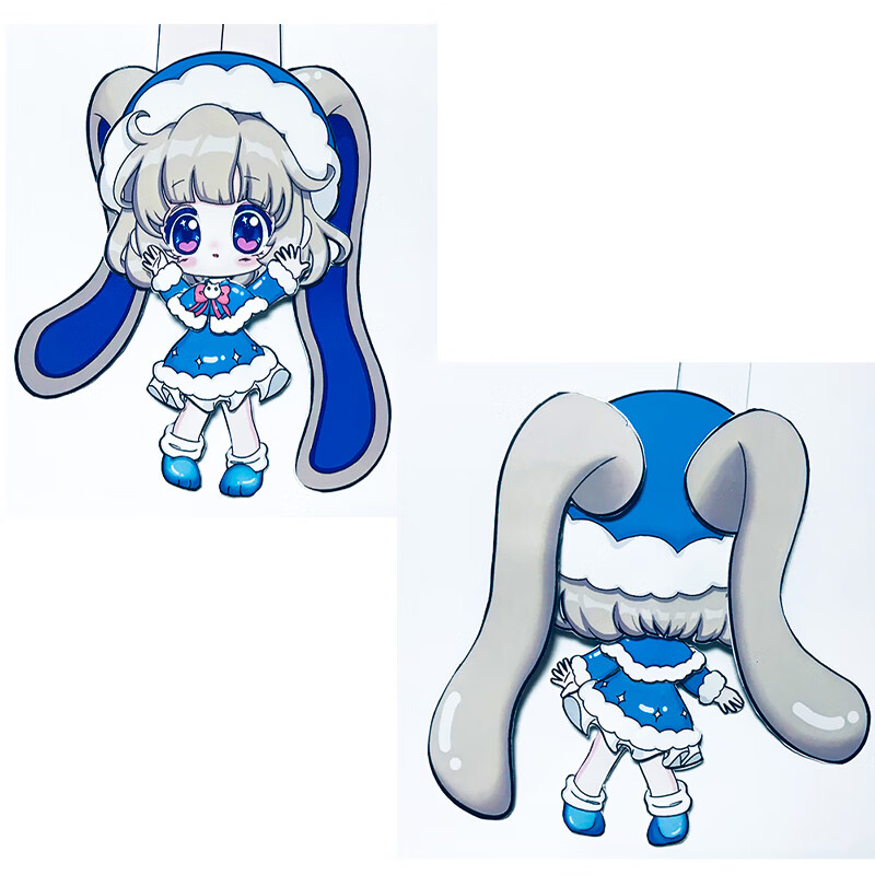 可动纸片人材料原神周边关节纸片人偶图纸儿童网红游戏周边手工玩具