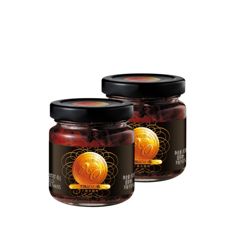 李锦记xo酱80g2瓶干贝火腿鲜虾炒饭拌面凉拌酱手抓饼酱