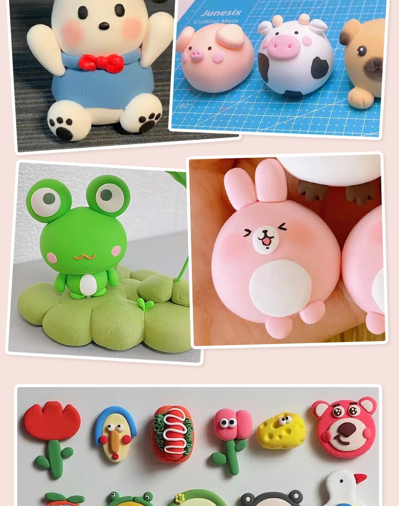 具象大师轻粘土 轻粘土500g大包幼儿园橡皮泥太空白色材料黏土手工