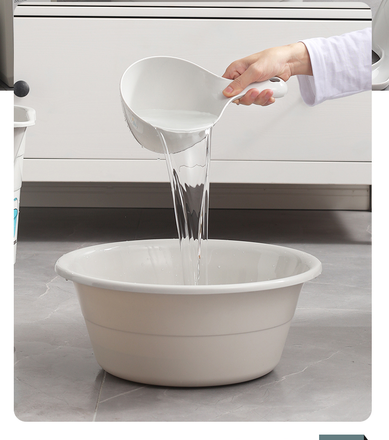 加厚水桶家用加大号手提式装水塑料桶学生宿舍洗澡桶洗衣多用圆桶加厚