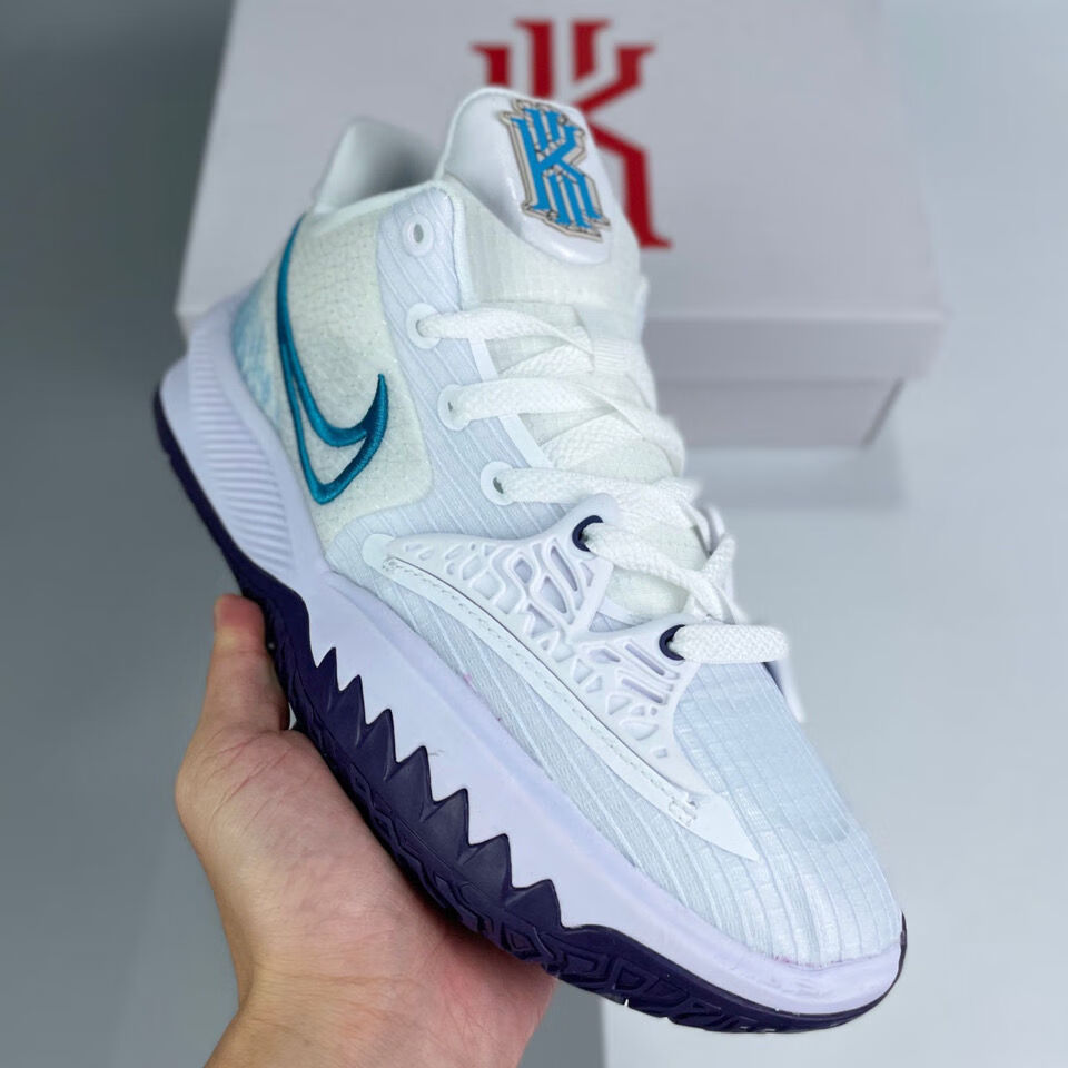 官方舰店新出kyrie low 4 白蓝 代 低帮男子实战篮球鞋 cz0105-100 41