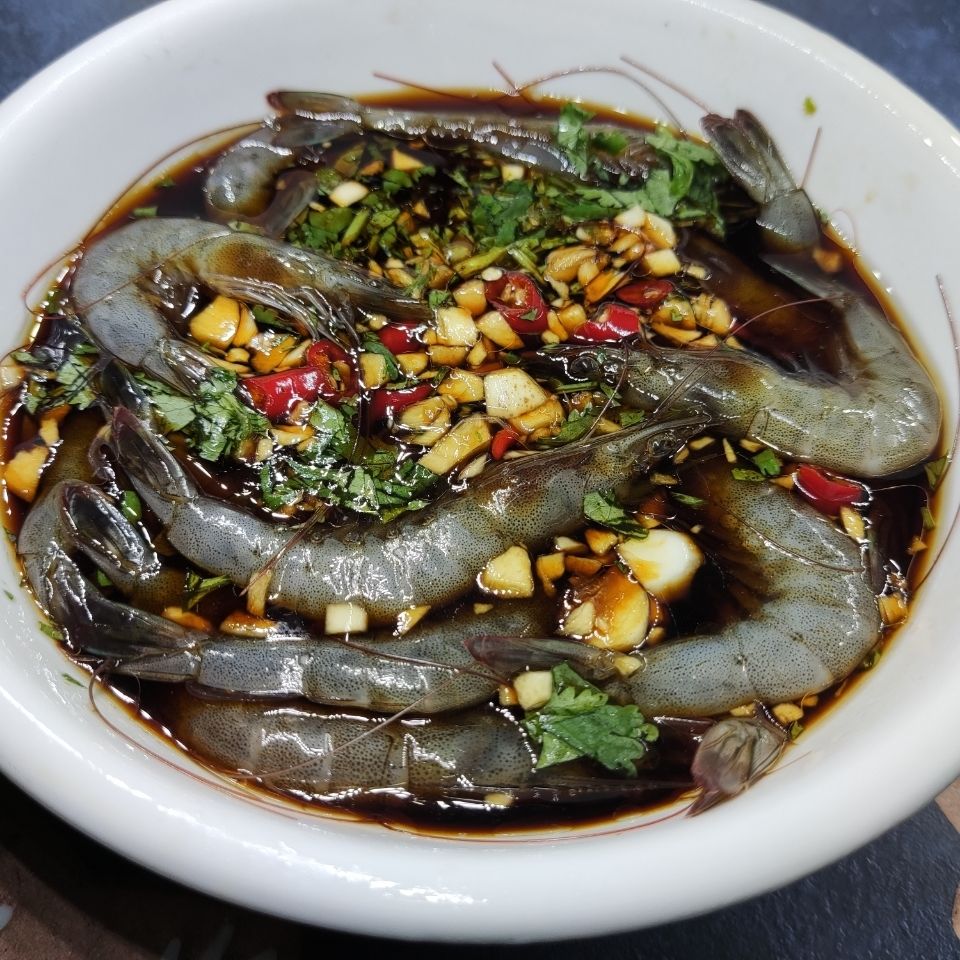 5折潮汕生腌潮汕生腌海虾传统潮汕特产当天现做多规格网红生腌虾即食