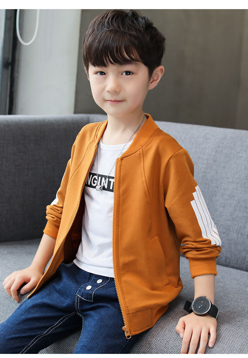 3-14岁小孩子春天穿的2020新款男童春装外套洋气2019韩版潮流儿童中大