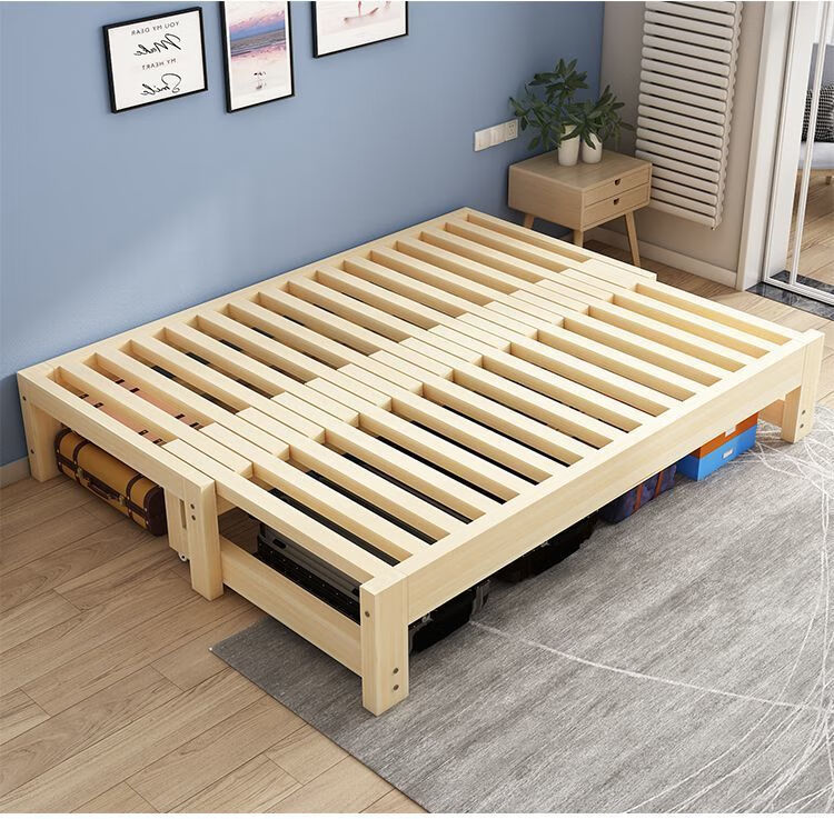 实木沙发床抽拉伸缩床多功能小户型单人双人坐卧两用可折叠推拉床长