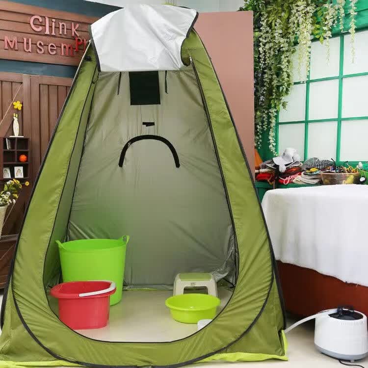 户外洗澡帐篷神器简易淋浴房浴罩帐家用移动农村厕所更衣换衣防疫临时