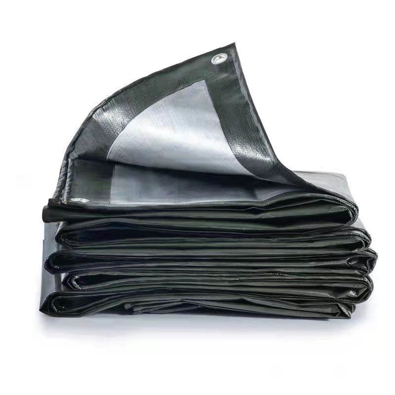 乐子君绿银篷布加厚防水布货车防雨布篷布遮阳遮雨防晒布油布帆布塑料