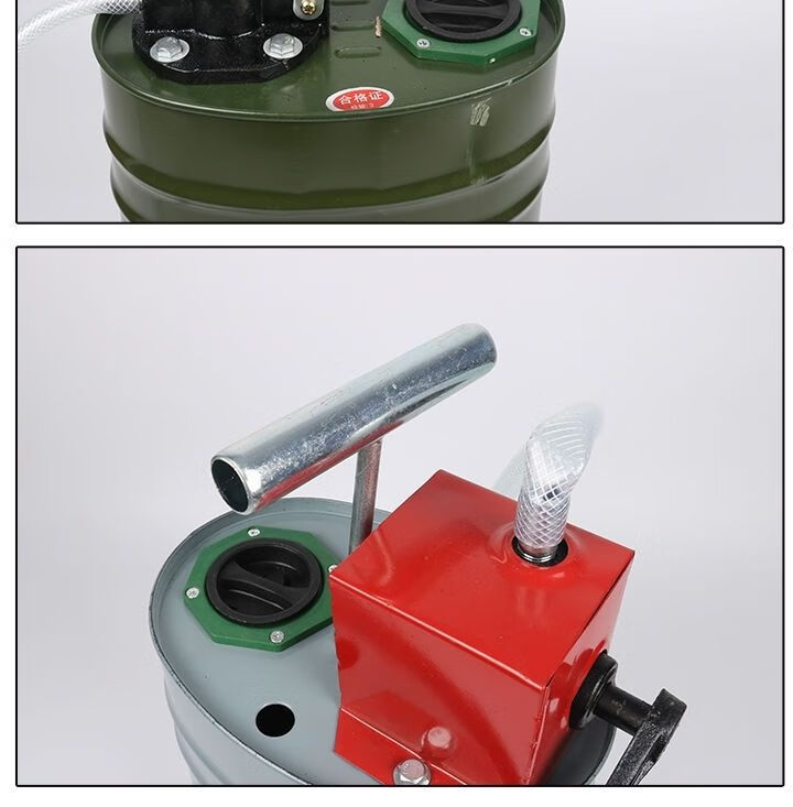 手动机油齿轮油加注器加油机手压式手摇泵抽油机变速箱油注油泵灰色